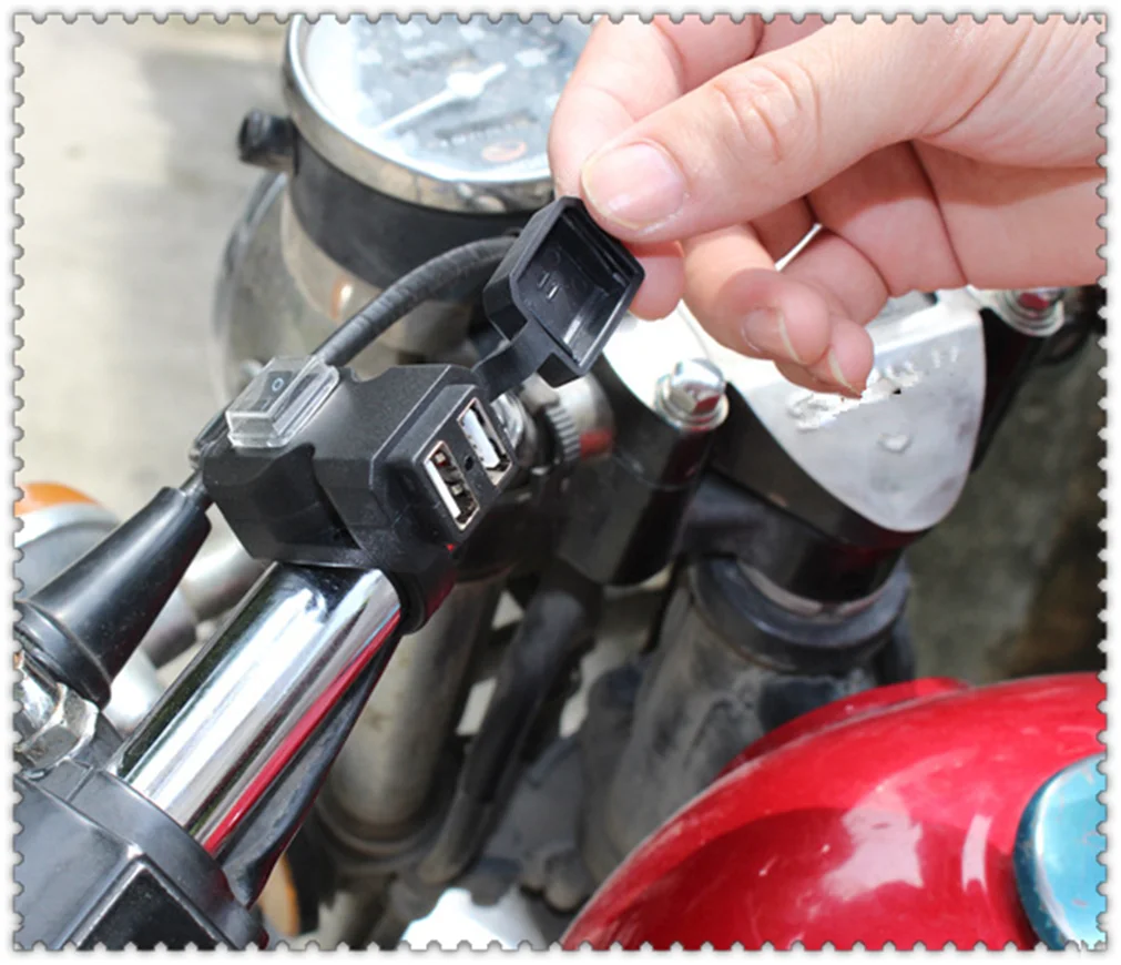 

12V-24V high quality Universal Motorcycle Charger Power Adapter for HONDA CBF600 SA CBR600F hoRnet 250 cb400 CB599 CB600 HORNET