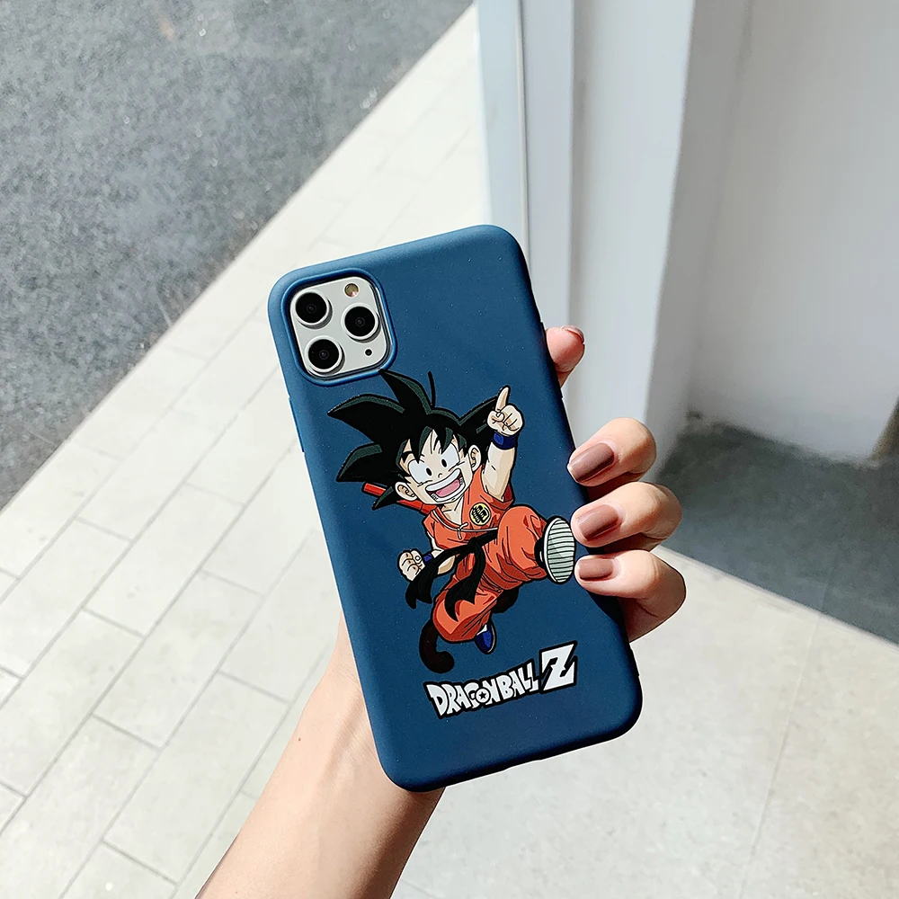 Милый Dragon Ball Z Супер Сон Гоку драгонболл зет чехол для iPhone 11 11pro 7 8 Plus X XS Max XR Мягкая силиконовая задняя крышка Coque Fundas