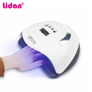 

SUN X7 MAX Nail Lamp 114W Quick Curing UV Gel Varnish Polish Sensor LCD Display 57 Lamp Beads Nail Dryer For Nails Manicure Tool