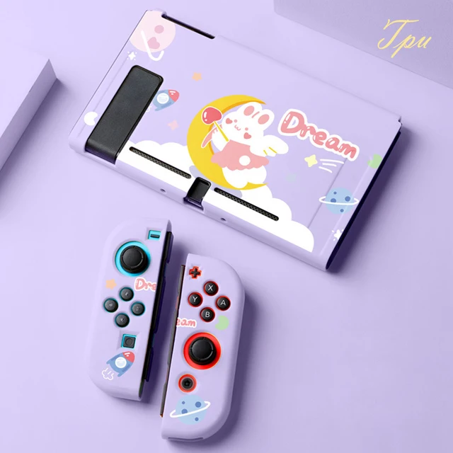 Protective Shell For Nintendo Switch Case Cute Kawaii Cat Dog Soft TPU Cover For Nintendo Switch Skin Console JoyCon Accessories for Switch
