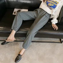 ##Special Price Autumn Winter Solid Color Large Size Casual Pants Home Pants The New Ladies Thick Trousers Loose Casual Pants 4 Colors ##Special Price Autumn Winter Solid Color Large Size Casual Pants Home Pants The New Ladies Thick Trousers Loose Casual Pants 4 Colors