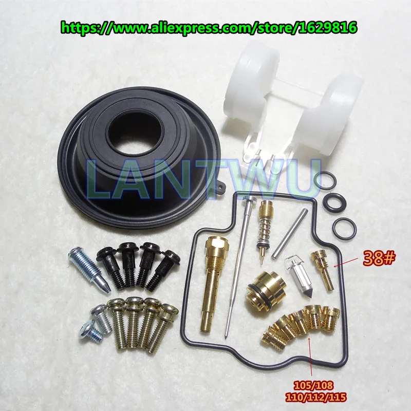 Il Corredo Di Riparazione Del Carburatore Del Motociclo Di Kps Zxr-750 Configura Il Diaframma Ed Il Galleggiante Di Vuoto