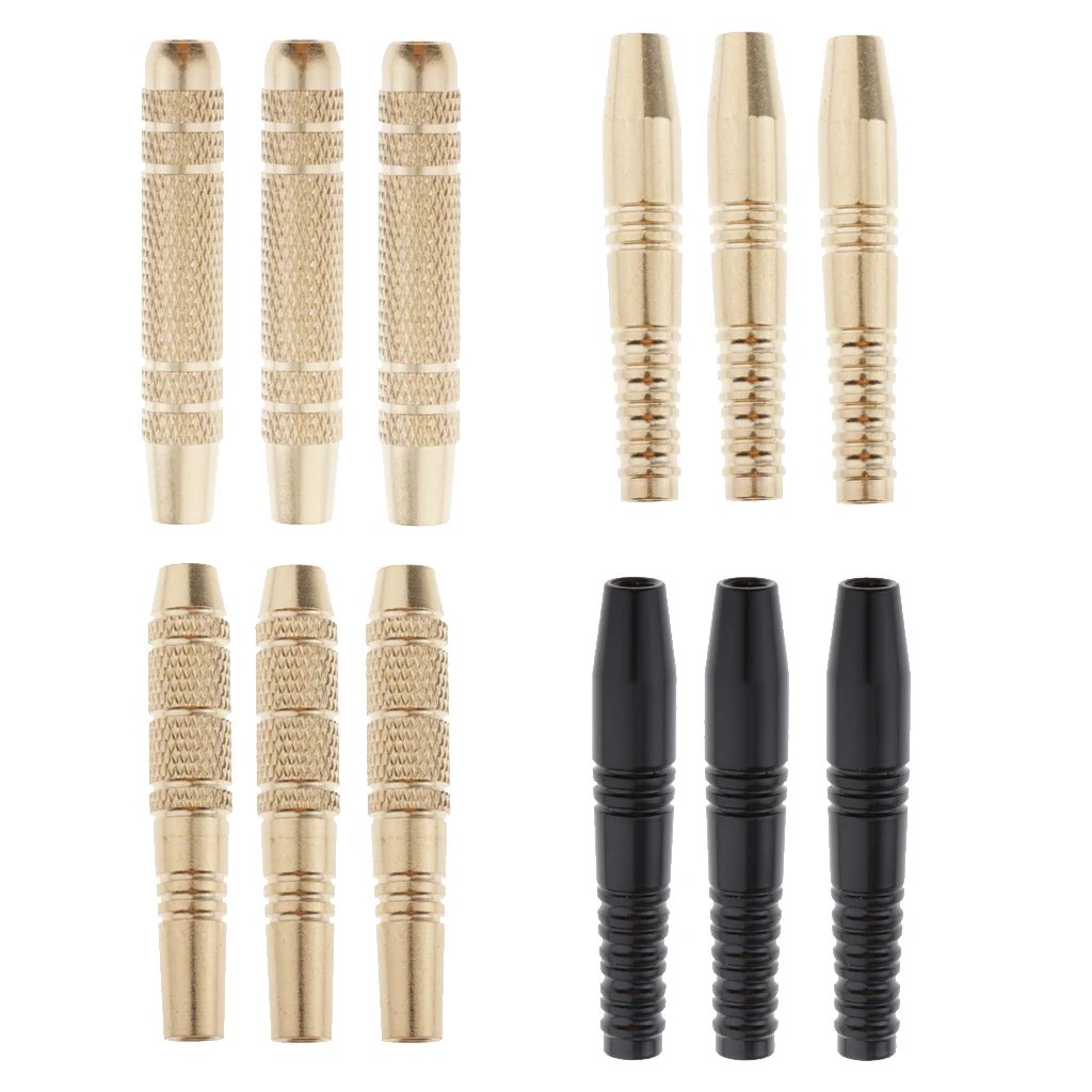 3 Pieces Brass Dart Shaft Barrels Electric Soft Dart Shaft StemDarts