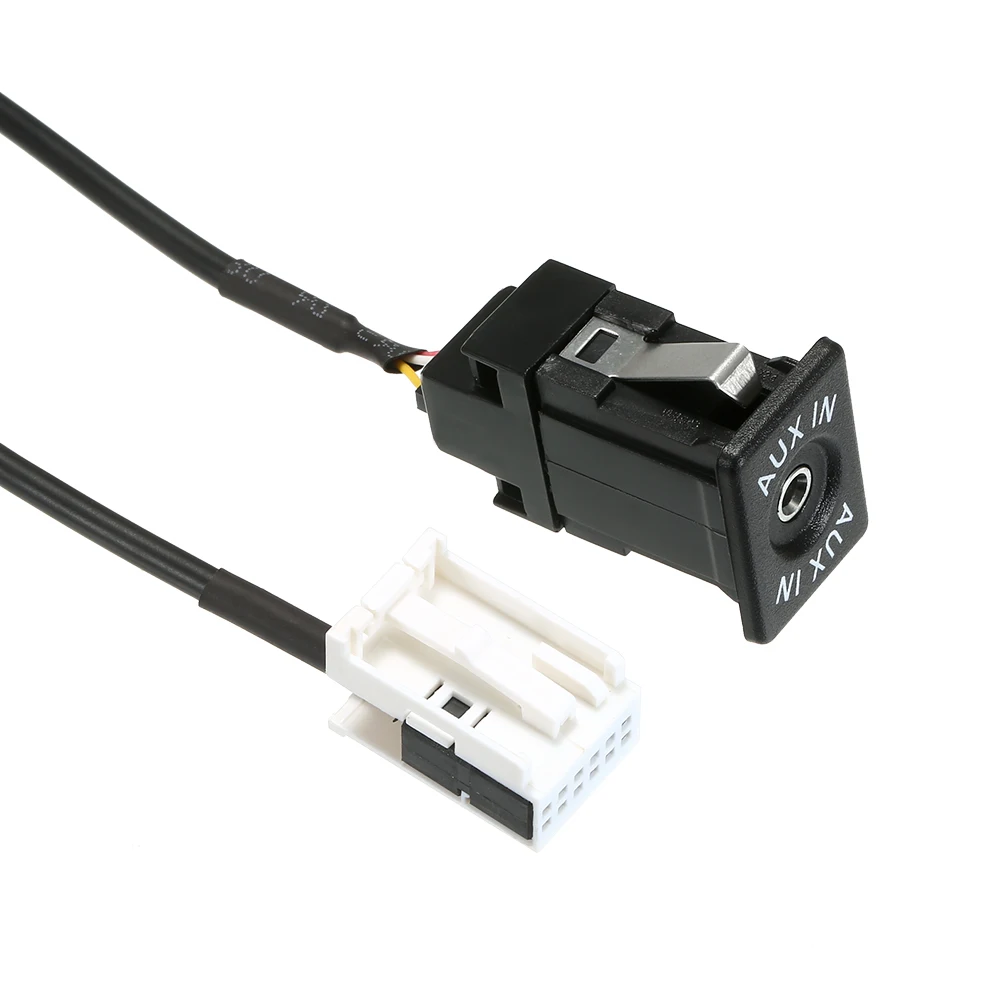 KKMOON Высокое Качество AUX аудио кабель с разъемом и переключателем для RCD510/310 VW GOLF MK6 Bora Автомобильная камера заднего вида