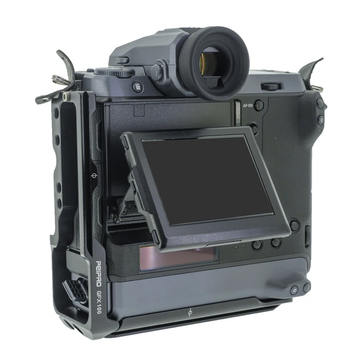PEIPRO L кронштейн для Fujifilm Fuji GFX100 камера быстросъемный Штатив Моноподы L кронштейн держатель ручка l-образный