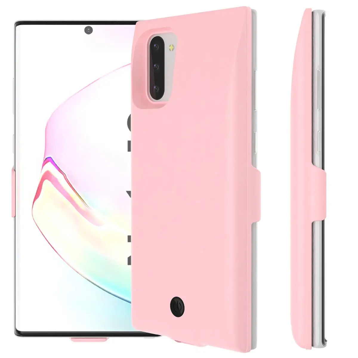 Розовый Для samsung Galaxy Note 10 7000 мАч чехол для зарядного устройства внешнее резервное зарядное устройство power Bank защитный чехол с петлей Fundas - Цвет: Розовый