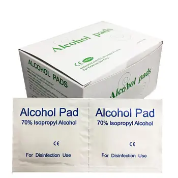 

MeterMall Wet Wipes Antiseptic Tissue Disposable Portable Alcohol Cotton Prep Pad Sterilization Swabs Cleanser Wipes