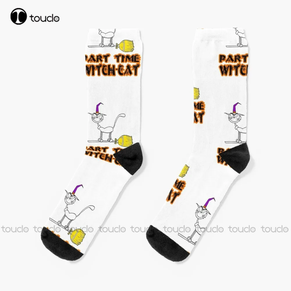 

Catoween Socks Girl Socks Personalized Custom Unisex Adult Teen Youth Socks 360° Digital Print Fashion New Women Men Funny Sock