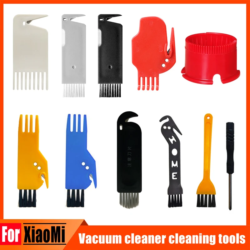 Main Brush Filter Clean Tools Screwdriver Knife Accessories For Xiaomi iRobot Conga iLife Ecovacs Robot Vacuum Cleaner Parts