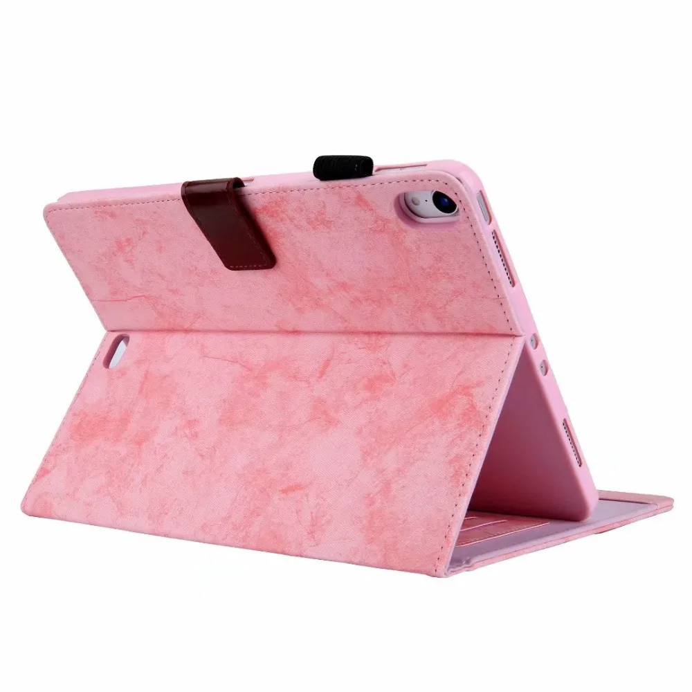 Модный чехол для планшета для IPad Pro 11 дюймов чистый цвет PU кожаный чехол-кошелек для IPad Pro 11 дюймов Чехол Funda+ ручка