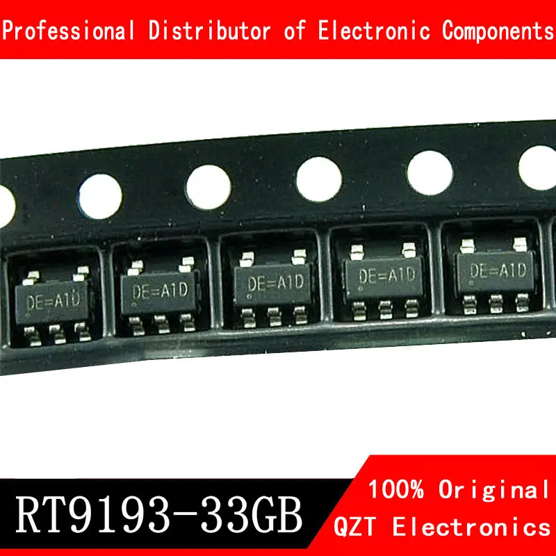 linear voltage regulator ic positive fixed 1 output 500ma 8 lfcsp wd rohs adm7170acpz 3 3 ic reg linear 3 3v 500ma 8lfcsp 20pcs/lot RT9193-33GB Linear Voltage Regulator IC Positive Fixed 1 Output 3.3V 300mA SOT-23-5