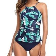 Swimwear 2020 Sexy Swimsuit Women Plus Size Tankini Sets Swim Vintage Beach Wear Bathing Suits Female Bandage Monokini Swim Suit