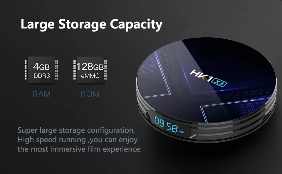 HK1 X3 Android 9,0 ТВ приставка Amlogic S905X3 Смарт ТВ приставка 4 ГБ DDR3 32 Гб 64 Гб 128 ГБ 2,4G 5G WiFi Bluetooth 4K медиаплеер