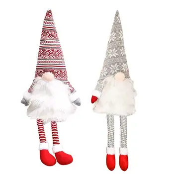 

Gnome Christmas Tree Topper Decorative Scandinavian Tomte Swedish Christmas Elf Dwarf for Home Decor