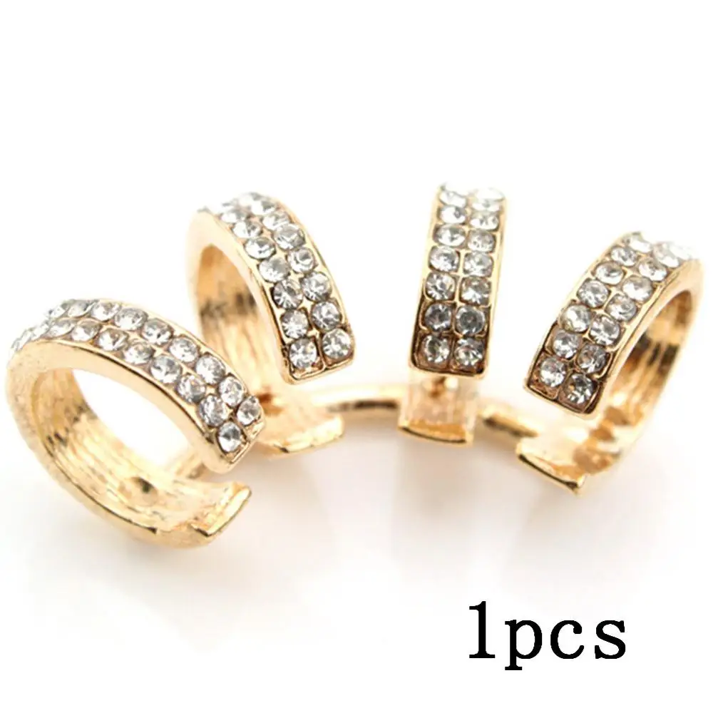 Golden Серьги из сплава C в форме золотых ушей, простые элегантные серьги в стиле ретро с искусственным жемчугом, серьги регулируемого размера для женщин, модное ювелирное изделие - Окраска металла: Golden