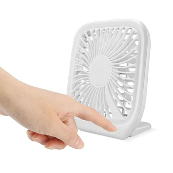 

ABRA-Portable 3 Files Adjustable Mini Usb Charging Noiseless Desktop Electric Fan For Desktop Home Fan Gift Decoration