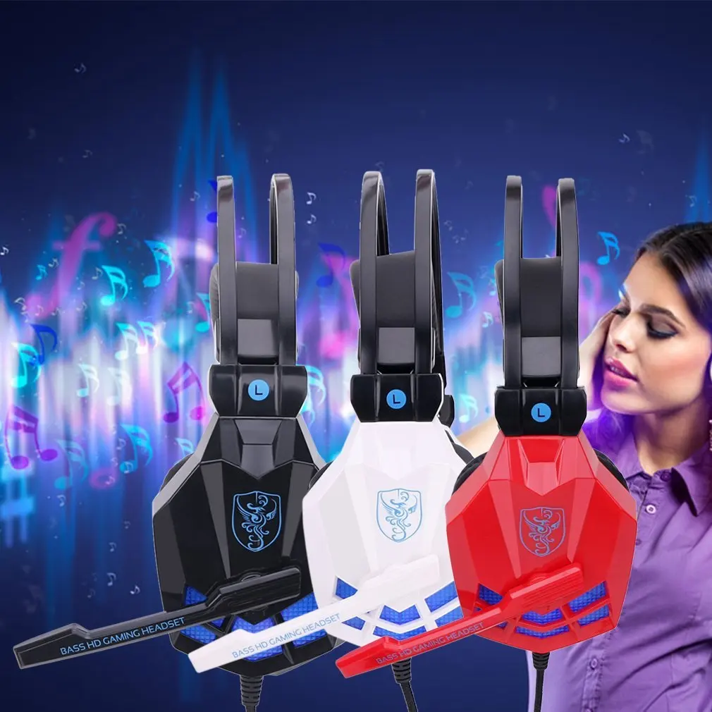 SY850MV модные дизайнерские игровые гарнитуры для дома и офиса проводные наушники с
