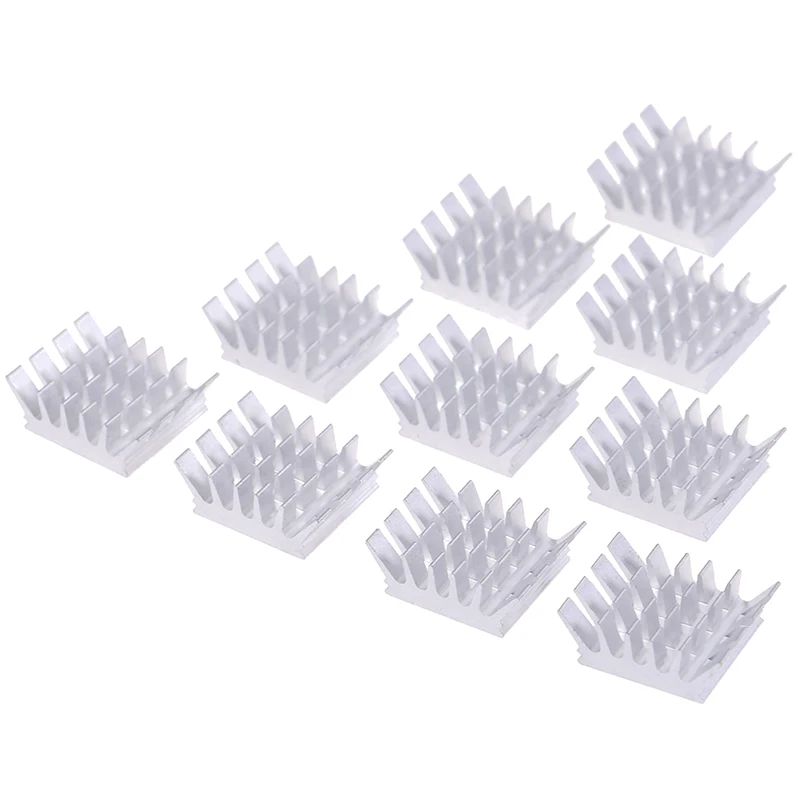 10pcs Aluminum Heatsink Radiator Computer Cooler Radiator Heat Sink For Motherboard DDR VGA RAM Memory IC Chipset Cooler