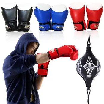 

Boxing Gloves Training Gloves MMA Practice Sport 3 Color PU Men Fitness Skin-Friendly Sporting Goods Fightting Gloves Durable