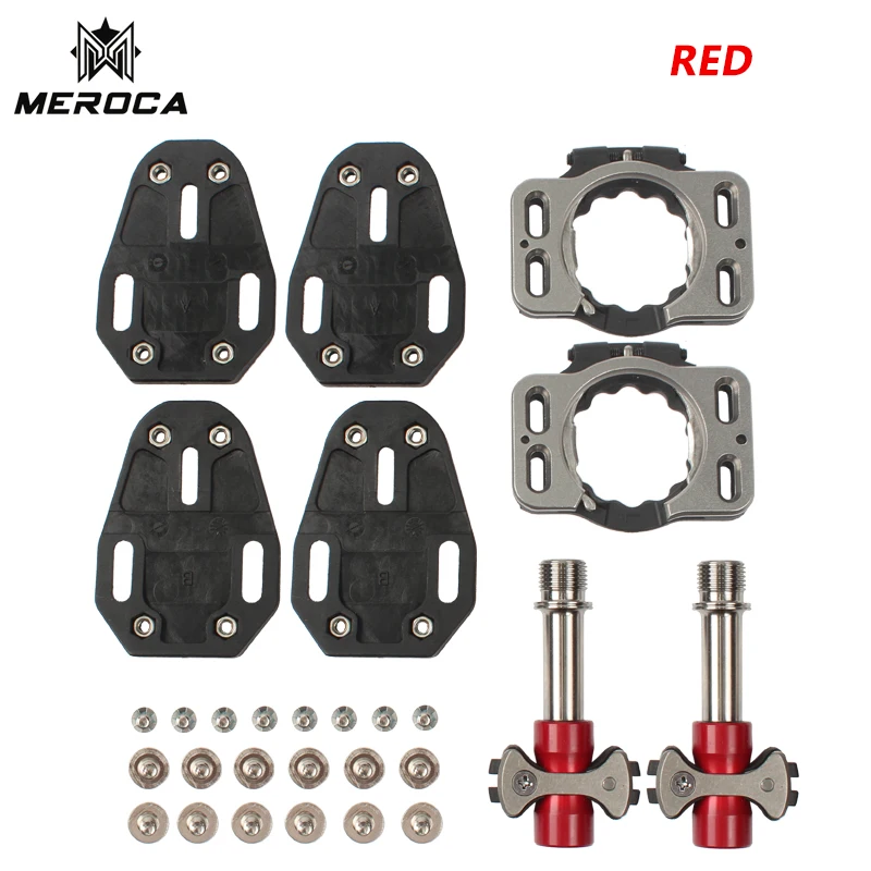 Titanium Alloy Axle Road Bicycle Pedals ultra-light self locking pedal pedal road bike auto-lock fur SpeedPlay pedal 204g