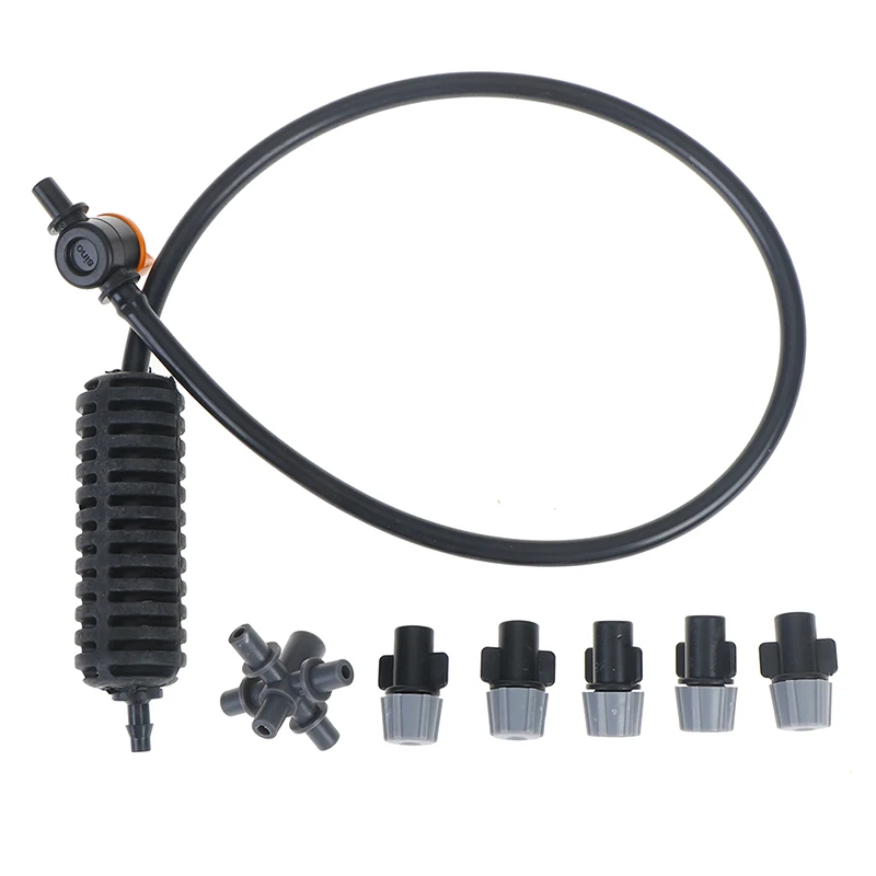 

Hanging anti drip misting nozzle cross Atomizing nozzle fog WATER SPRAY To greenhouse Drip irrigation 1set