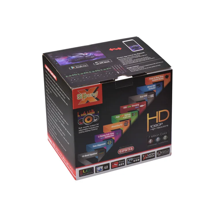 LAESD 2 Din Автомобильный мультимедийный плеер автомобильный DVD ТВ радио с Bluetooth/USB/SD/AUX