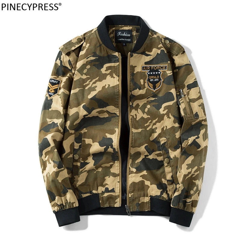 Куртка мужская летная камуфляжная леопардовая пилот ВВС пилот-бомбер армейский