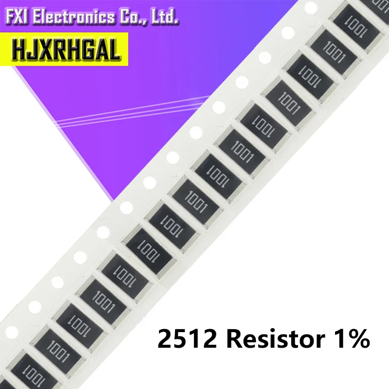 50 шт. 2512 SMD чип Фиксированный резистор 1% 1 Вт 0.1R 0.01R 0.05R 0.001R 0.33R 1R 0R 10R 100R 2W 0 001 01 33 05 10 100