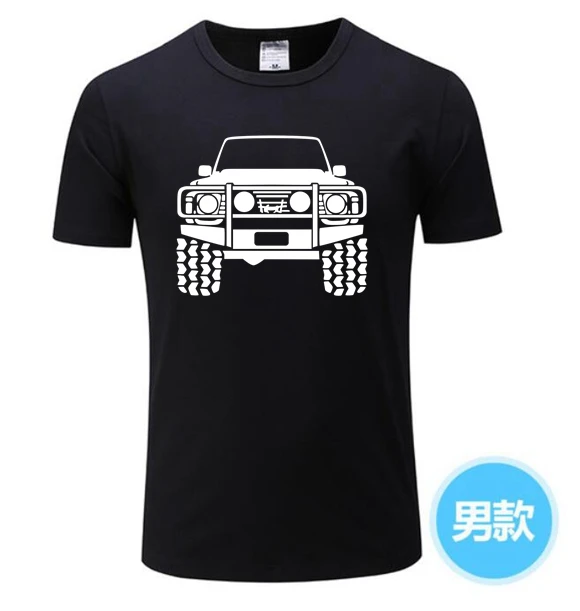 Футболка мужская и женская из хлопка для автомобиля 4x4 Y60 1 Y61|Футболки| |