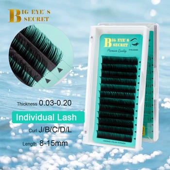 

BES 1Tray CC DD L Curl 0.03mm Thickness Eyelashes Extensions 8-20mm Length Individual Lashes Extensions Natural Soft Volume Lash
