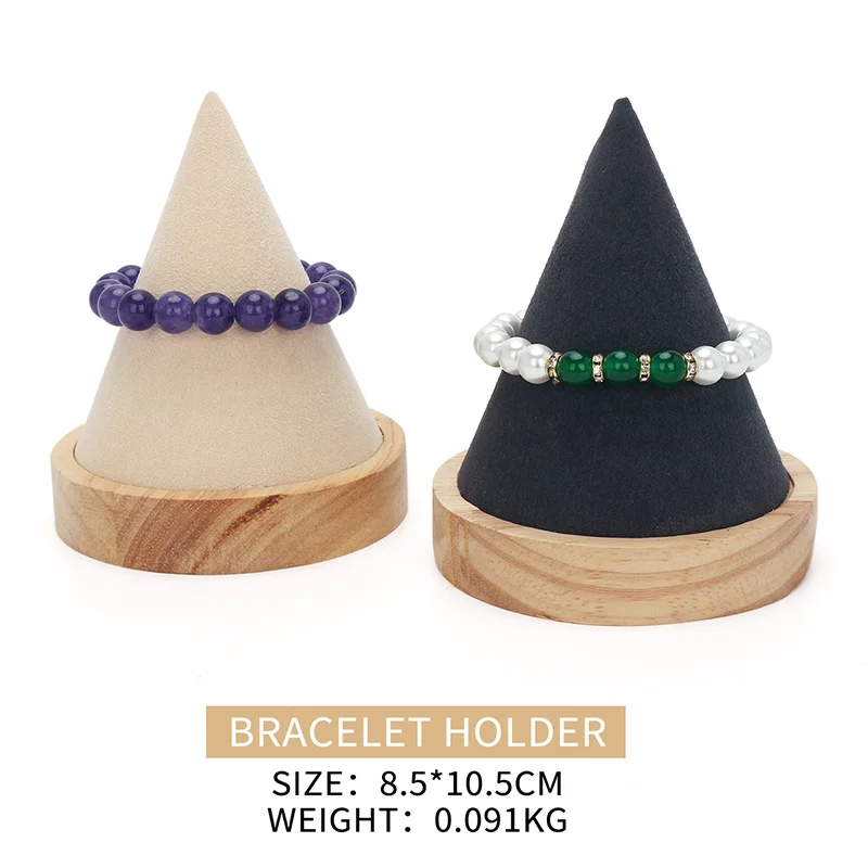 High Quality Black Beige Female Bracelets Jewelry Display Racks Women Earring Pendent Rings Showcase Plate Jewellery Organizers