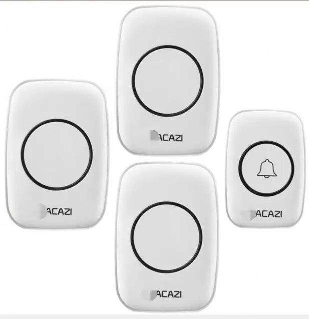 

New home wireless door one to three ac long distance electronic doorbell pager