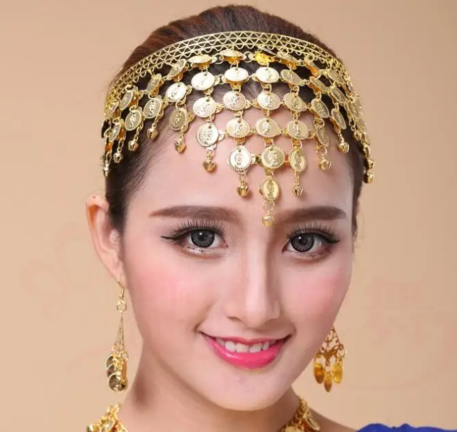 Украшение для волос повязка индийская бижутерия аксессуары танца живота