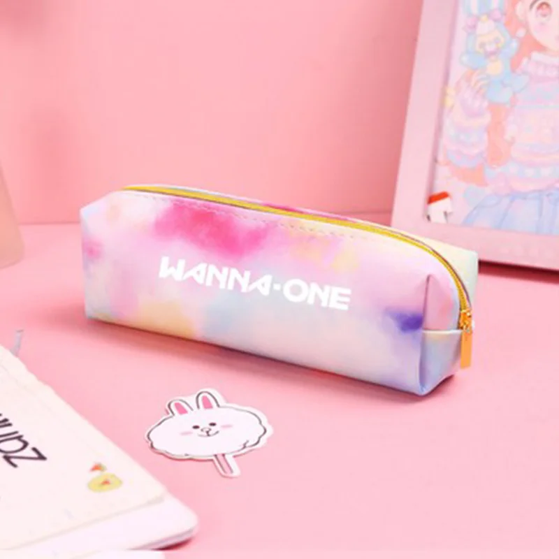 

Got7 Twice EXO WANNA ONE New Album Fancy Nothing Without You Sehun Chanyeol What a Life Colorful Coin Purse Pencil Case LJ334