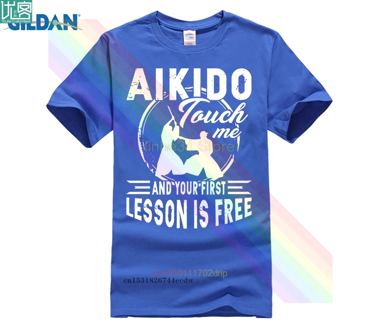 Лучшая Официальная футболка Aikido Классическая Подарочная 3xl трендовая в стиле