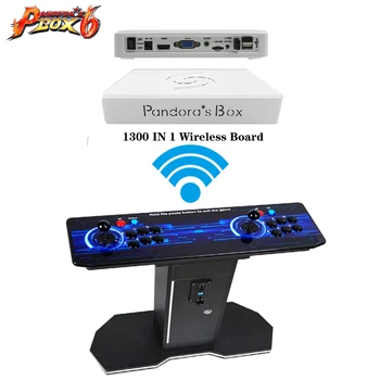 

Amusement Arcade Game console Double joystick Console Arcade Controller with Game Board 1300 games Pandora Box 6