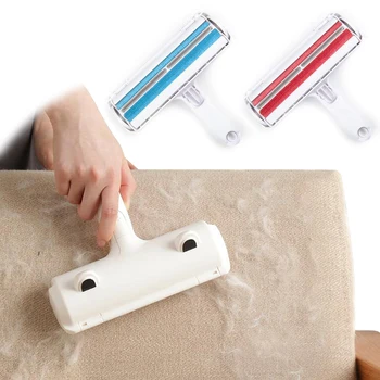 

2-Way Pet Hair Remover Roller Lint Remove Brush Dog Cat Hair Clothes Carpet Cleaning Brush Fuzz Shaver