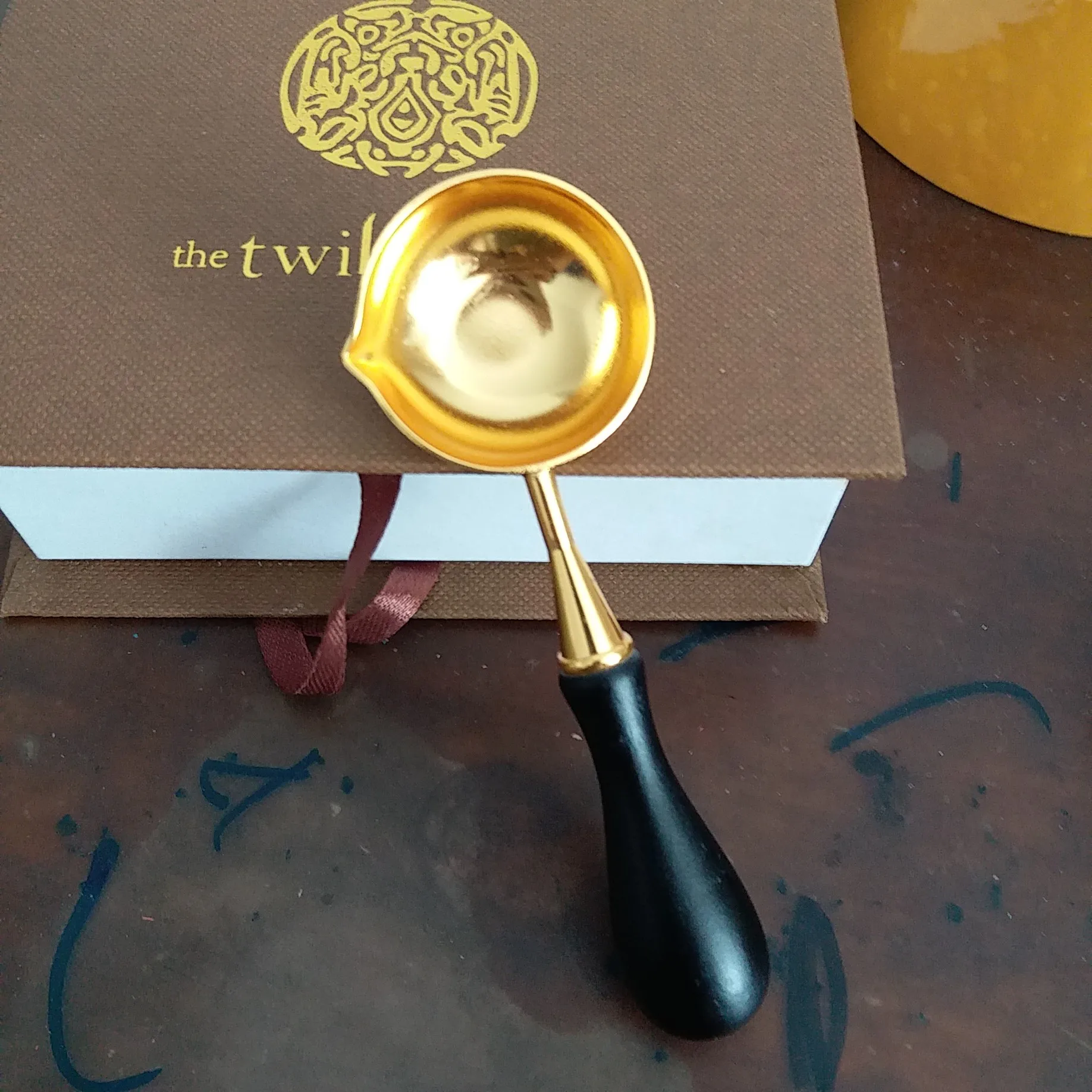 

D) Wax Stamp Sealing Wax Spoon hot spoon use for melt wax to make wax seal,one piece spoon high quality