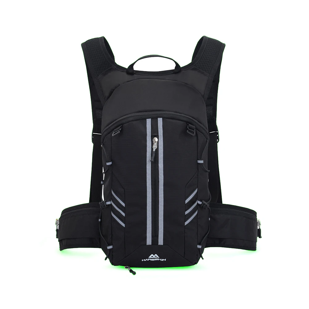 

Backpack Running Camping Hydration Sport Wear Resistant Foldable Nylon Outdoor Cycling Rucksack Adjustable With Reflective Strip