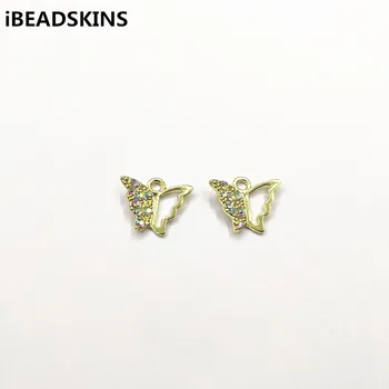 

New arrival! 19x16mm Rhinestone butterfly-shape charm/Connectors for Necklace,Earrings parts,Accessories,hand Made Jewelry DIY
