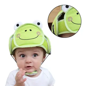 

Baby Toddler Cap Anti-collision Protective Hat Baby Safety Helmet Soft Comfortable Head Security&Protection Adjustable Baby Hat