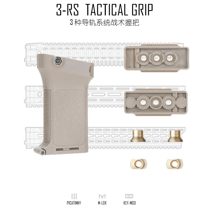 KEYMOD& MLOK Rail тактическая рукоятка для охотничьих аксессуаров стрельба, страйкбол запчасти