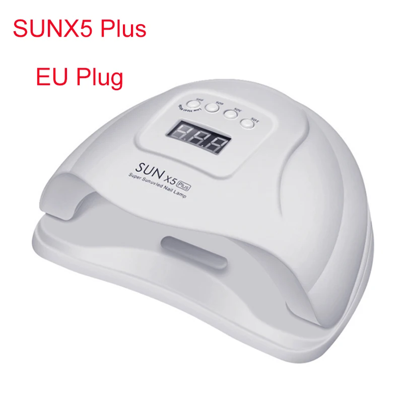 SUNX5 MAX (US Plug) SUNX5 MAX 90 Вт солнцезащитный светильник, лампа для маникюра, Сушилка для ногтей, светодиодная УФ-лампа для ногтей с 45 светодиодный s для всех гелей, Сушилка для ногтей, умный ЖК-дисплей - Цвет: SUNX5 MAX (US Plug)