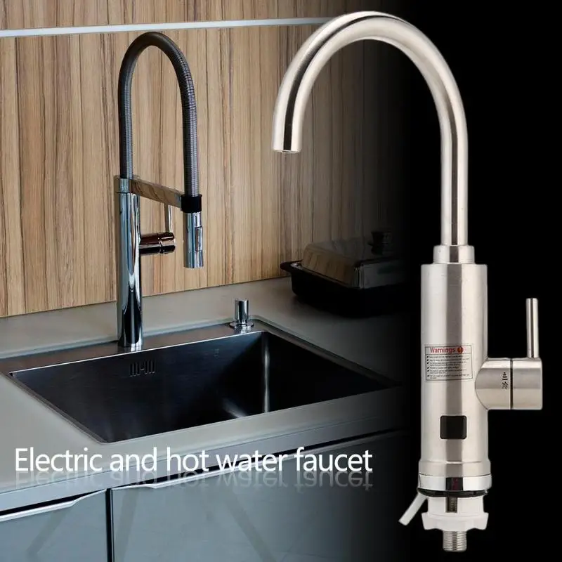 3000W LED Electric Hot Tap Digital Display Instant Heating Low Power Consumption High Efficiency Water Heater Faucet