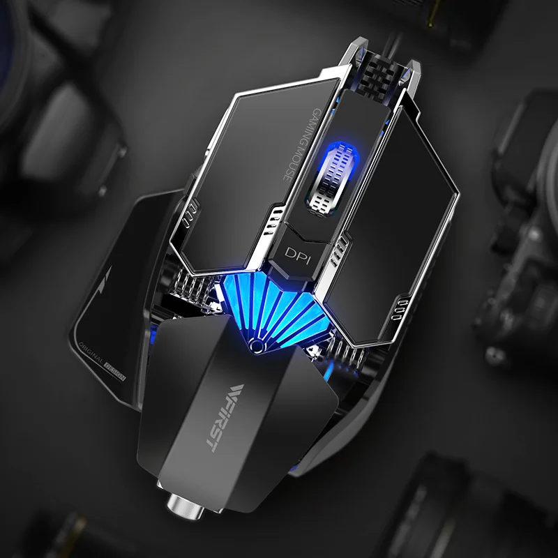 

XQ PlayerUnknown's Battlegrounds Eat Chicken Automatic Gun Gaming Mouse USB Wired Mechanical Gaming Mouse for PC Notebook