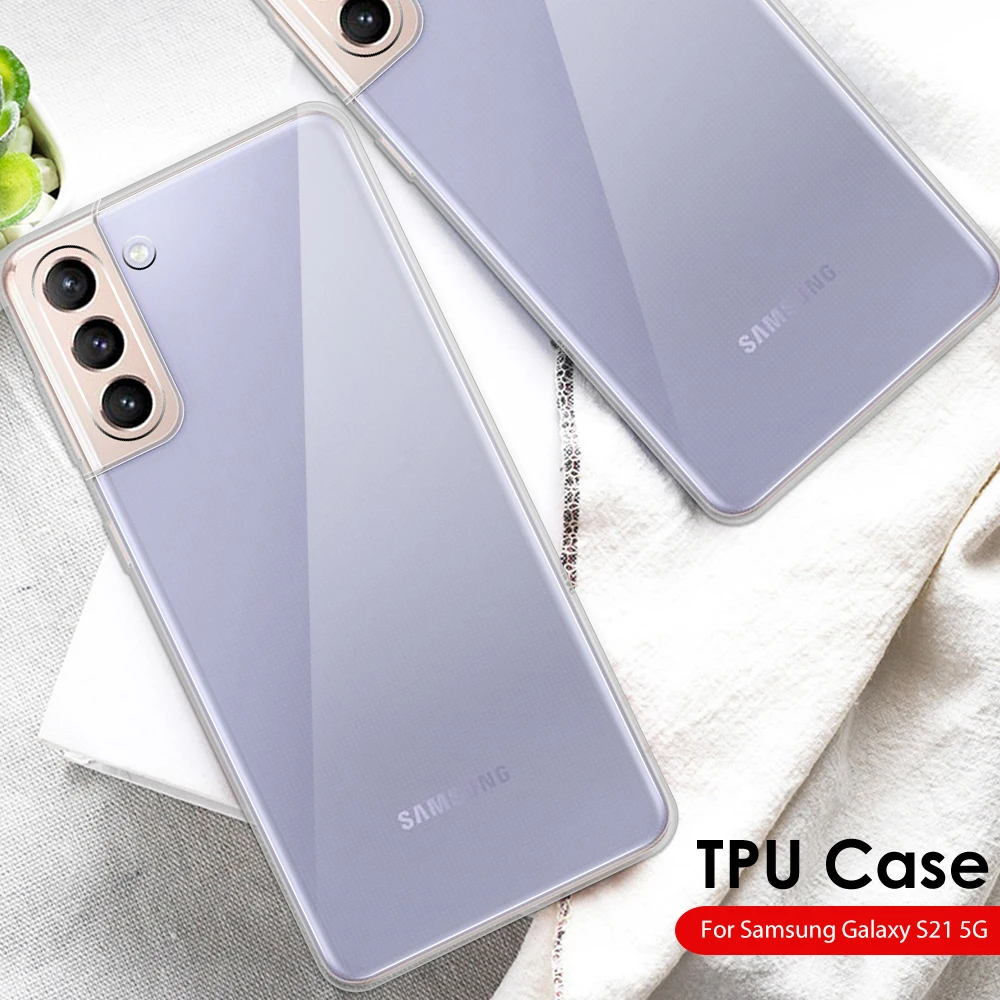 Funda transparente de TPU para Samsung Galaxy S21 Ultra 5G S 21 S20 FE S21Plus, funda transparente para Samsung S21 Plus A32 A72 A52