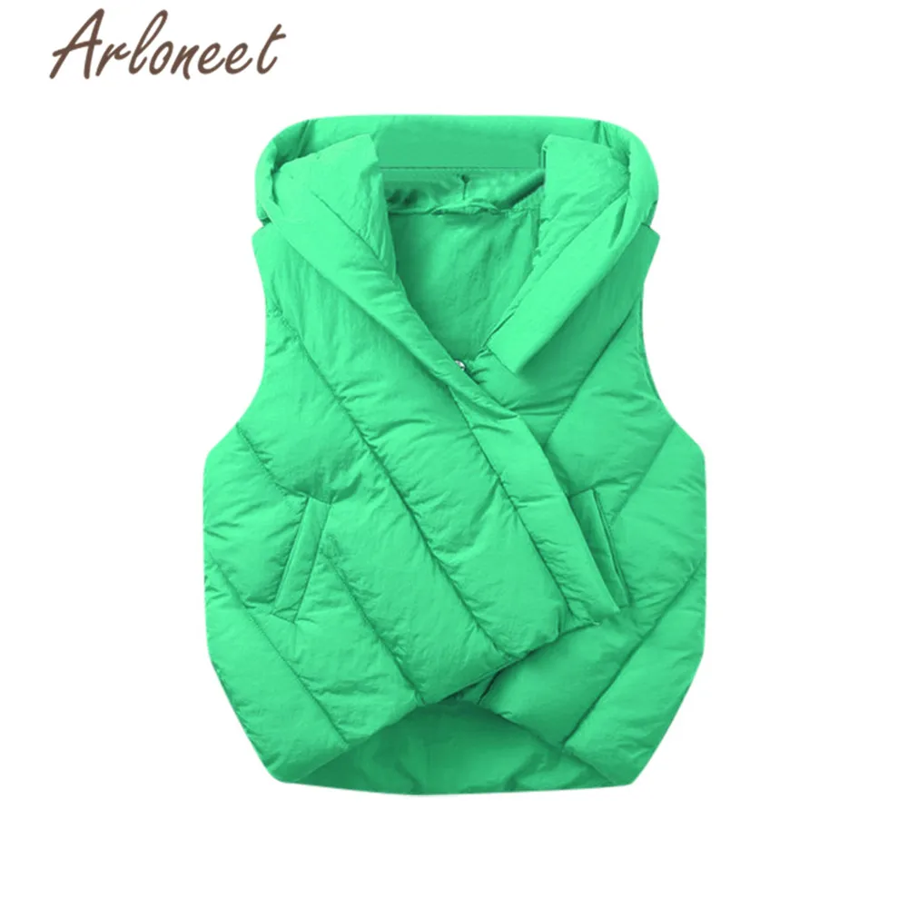 ARLONEET/детские зимние пальто для девочек; пальто с капюшоном для мальчиков; ультратонкий пуховик; однотонная куртка на молнии; детская парка; Верхняя одежда без рукавов
