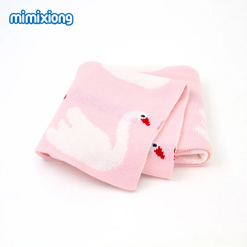 Детское одеяло s для новорожденных, одеяло для пеленания, 100*75 см, Infantil Bebes, спальный мешок для коляски, постельные принадлежности, супер мягкие детские одеяла - Цвет: 82W385-1