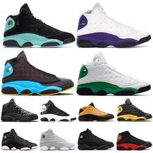 Новинка 13, 13 s, мужские ботинки для баскетбола, Ретро стиль, зеленое платье, мужские классические спортивные кроссовки для тренировок, уличная дышащая обувь, размер 7-13