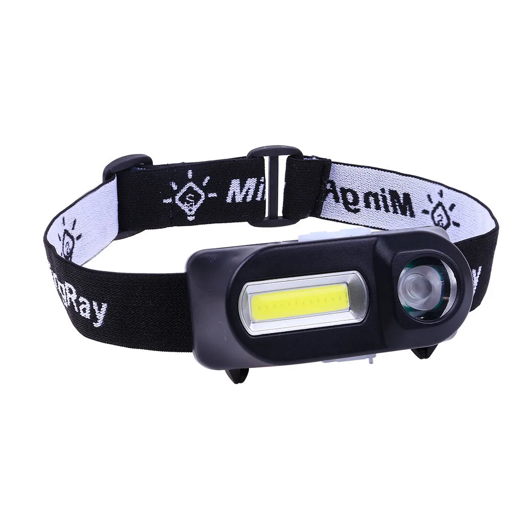 Велосипедные фары Xpe Cob Led 6-mode головной ремень для фонарика Регулируемый фонарик на голову USB Перезаряжаемый Головной фонарь фара безопасности Fleshlight